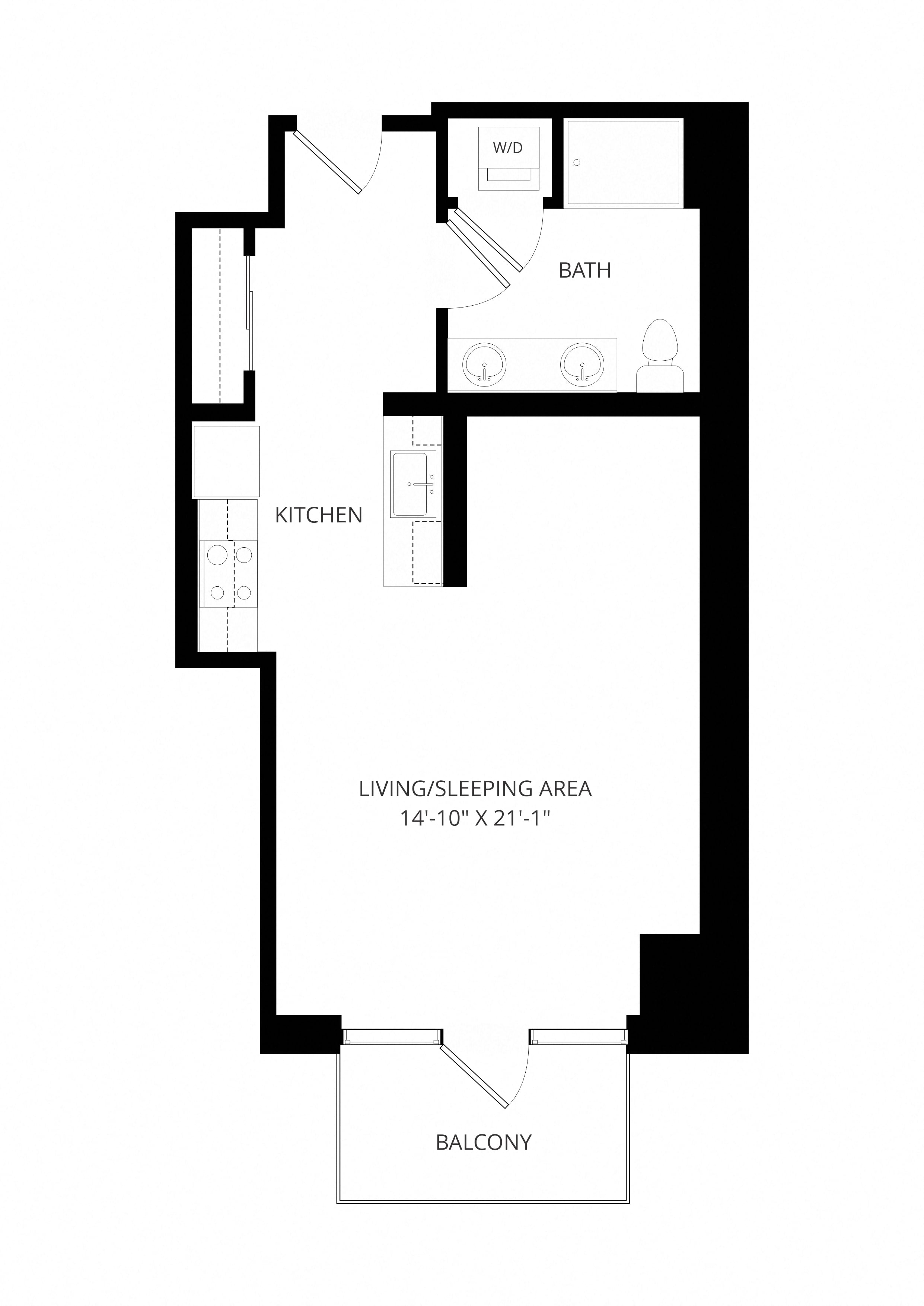 0X1 A6 floor plan